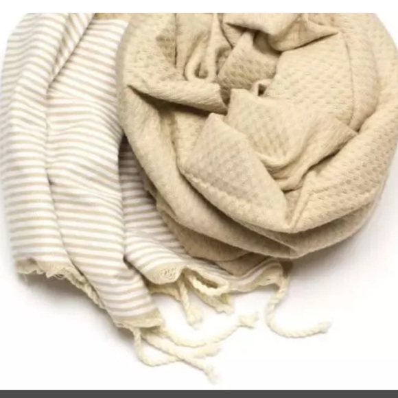 Anna Aniq FOUTA HONEYCOMB - NATURAL RAFFIA - Picture 2 of 3